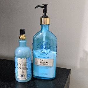 BBW Sleep Hibiscus Ylang Ylang lotion and spray
